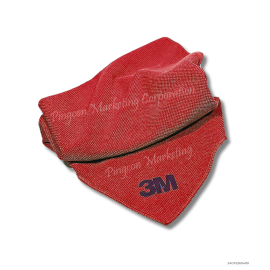 3M Microfiber Cloth Red x10