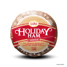 CDO Holiday Ham Whole 1kg x1