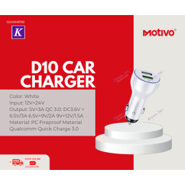 Motivo D10 Car Charger