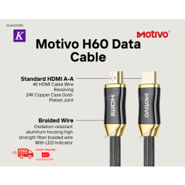 H60 Data Cable HDMI to HDMI 