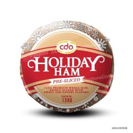 CDO Holiday Ham Pre-Sliced 1.5kg x1