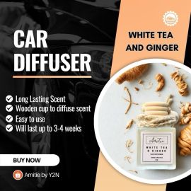Car Diffuser - White Tea and Ginger