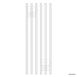 Tall Glass 8x260mm FW - 2000 PCS