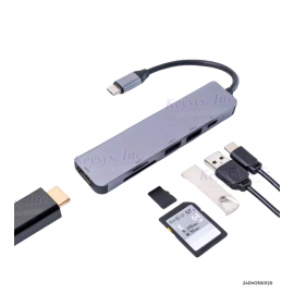 Techlife 6-in-1 Type C Hub