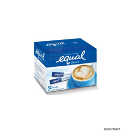 Equal Classic Zero Calorie Sweetener | 1g x 50 sticks