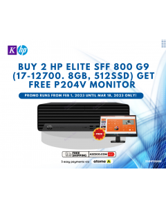Buy 2 HP Elite SFF 800 G9 (17-12700. 8GB, 512SSD) Get free P22VA monitor 