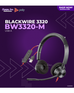 POLY Blackwire 3320, BW3320-M USB-A