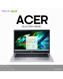 Acer AL14-51M-364B Core i3-1215u / 8GB / 512GB SSD / 14" IPS WUXGA / Win 11 Home / MS Office Home and Student NEW!