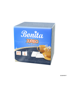 Bonita Jumbo Pop Up Tissue | 2 Ply 400 Sheets x 1