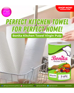 Bonita Kitchen Towel Virgin Pulp | 2 Ply x 85 Singles x 1
