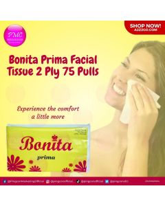 Bonita Prima Facial Tissue | 2 ply 75 pulls x 1