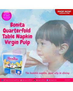 Bonita Quarterfolded Table Napkin | 1 Ply x 350 Sheets x 1