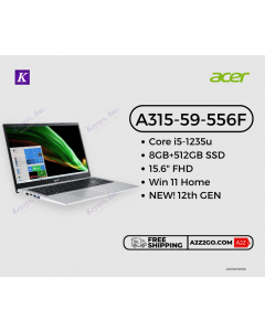 ACER A315-59-556F Core i5-1235u / 8GB / 512GB SSD / 15.6" FHD / Win 11 Home / 12TH GEN