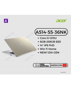 Acer A514-55-36NK Core i3-1215U / 8GB / 256GB SSD / 14" IPS FHD / Win 11 Home 12th GEN