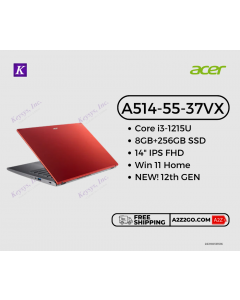 Acer A514-55-37VX Core i3-1215U / 8GB / 256GB SSD / 14" IPS FHD / Win 11 Home 12th GEN