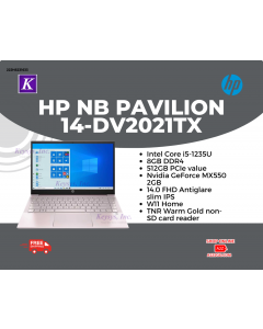 HP NB Pavilion 14" 14-DV2021TX