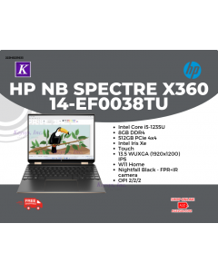 HP Spectre X360 HP NB Spectre X360 14-EF0038TU