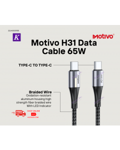Motivo H31 Type C to Type C 65 Watts