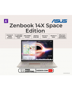 ASUS Zenbook 14X Space Edition UX5401ZAS-KN072WS Intel Core i5-12500H 512GB M.2 NVMe SSD Intel Iris Xe Graphics Windows 11 Home