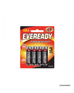 Eveready Superheavy Duty Black | AA By 4’S x 1