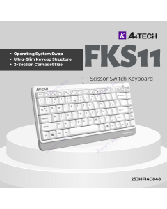 A4TECH FSTYLER FKS11 Natural A Compact Mini Keyboard
