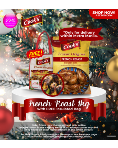 Bundle A - Cook's French Roast with FREE Insulated Bag | 1 kg x 1