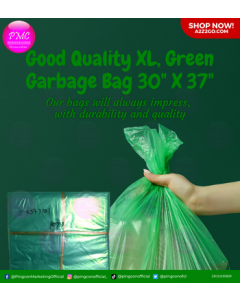 Good Quality Garbage Bag | XL Green 30" x 37" x 100