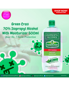 Green Cross Isopropyl Alcohol 70% Solution with Moisturizer | 500ml x 1