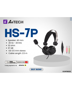 A4Tech HS-7P Comfort Fit Stereo Headset 