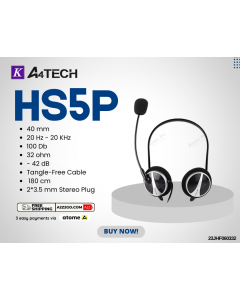 A4Tech Superior Bass Headset HS-5P