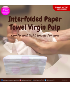 Interfolded Paper Towel 100% Recycled Grade | 1 Ply Unfolded 20cm x 30