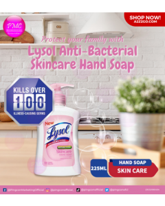 Lysol Anti-Bacterial Skincare Hand Soap | 225ml x 1