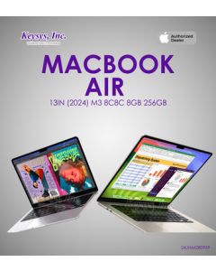 MACBOOK AIR 13IN (2024)| M3 8C8C 8GB| 256GB