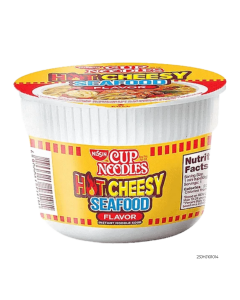 Nissin Mini Cup Noodles Hot Cheesy Seafood | 50g x 1