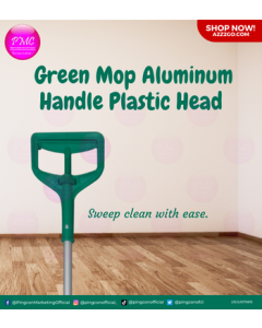 Mop Aluminum Handle Plastic Head | Green x 1