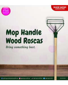 Mop Handle Wood Roscas | x 1