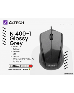 A4Tech N-400-1 Wired USB Mouse 