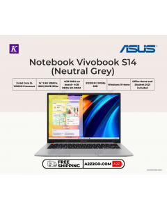 ASUS Notebook Vivobook S14 K3402ZA-KM130WS Intel Core i5-12500H 512GB M.2 NVMe SSD Shared Win11 Home