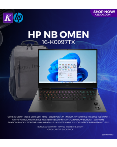 HP NB OMEN 16-k0097TX / Core i5-12500H | 16GB DDR5 2DM 4800 | 512GB PCIe 4x4 | Nvidia HP GeForce RTX 3060 6GB VRAM