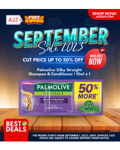 Palmolive Silky Straight Shampoo & Conditioner | 15ml x 1