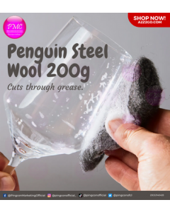 Penguin Steel Wool | 200g x 16 Giant Pads