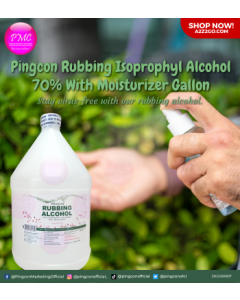 Pingcon Rubbing Isoprophyl Alcohol 70% with Moisturizer | Gallon x 1