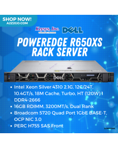 Dell EMC PowerEdge R650xs 16GB RDIMM, 3200MT/s, Dual Rank