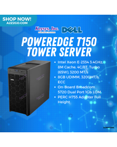 Dell EMC PowerEdge T150 210-BBSX 8GB UDIMM, 3200MT/s, ECC