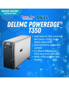Dell EMC PowerEdge T350 210-BBSR 8GB 3200MT/s DDR4 ECC UDIMM