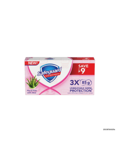 Safeguard Floral Pink With Aloe Soap Bar Soap Tripid | 85g x 3
