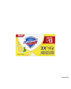 Safeguard Lemon Fresh Bar Soap Tripid | 130g x 3