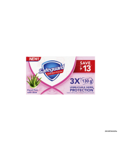 Safeguard Pink Aloe Bar Soap Tripid | 130g x 3
