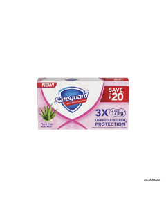 Safeguard Pink Aloe Bar Soap Tripid | 175g  x 3