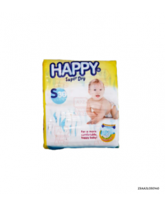 Happy Super Dry Diaper Small  | 30s x 1 pack